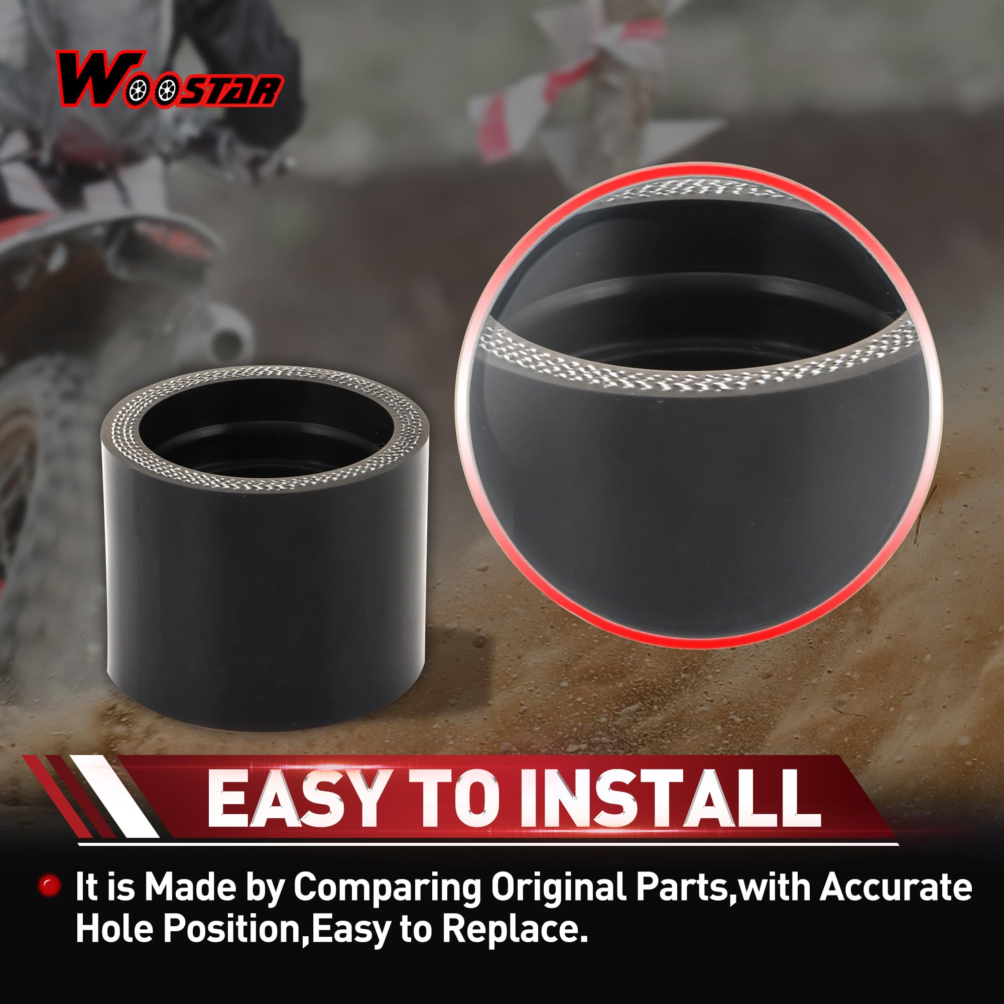 WOOSTAR Carburatore Tubo Collettore di Aspirazione Sostituzione per MIKUN PE PWK 110cc 125cc 150cc 200cc 250cc 300cc 350cc Motore ATV Scooter Dirt Bike Go Kart