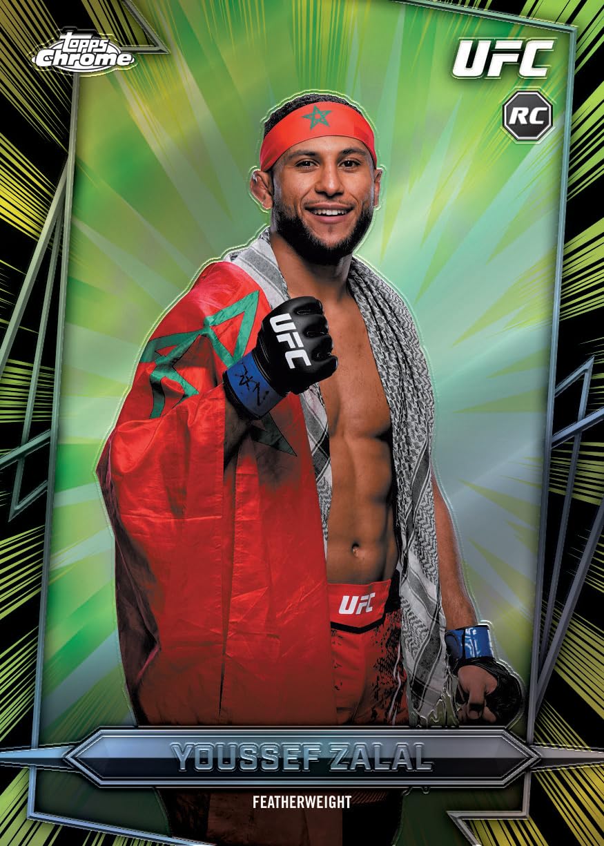 2026 Topps Chrome® UFC - Vorteilsbox (4 Karten pro Packung, 6 Packungen pro Box)