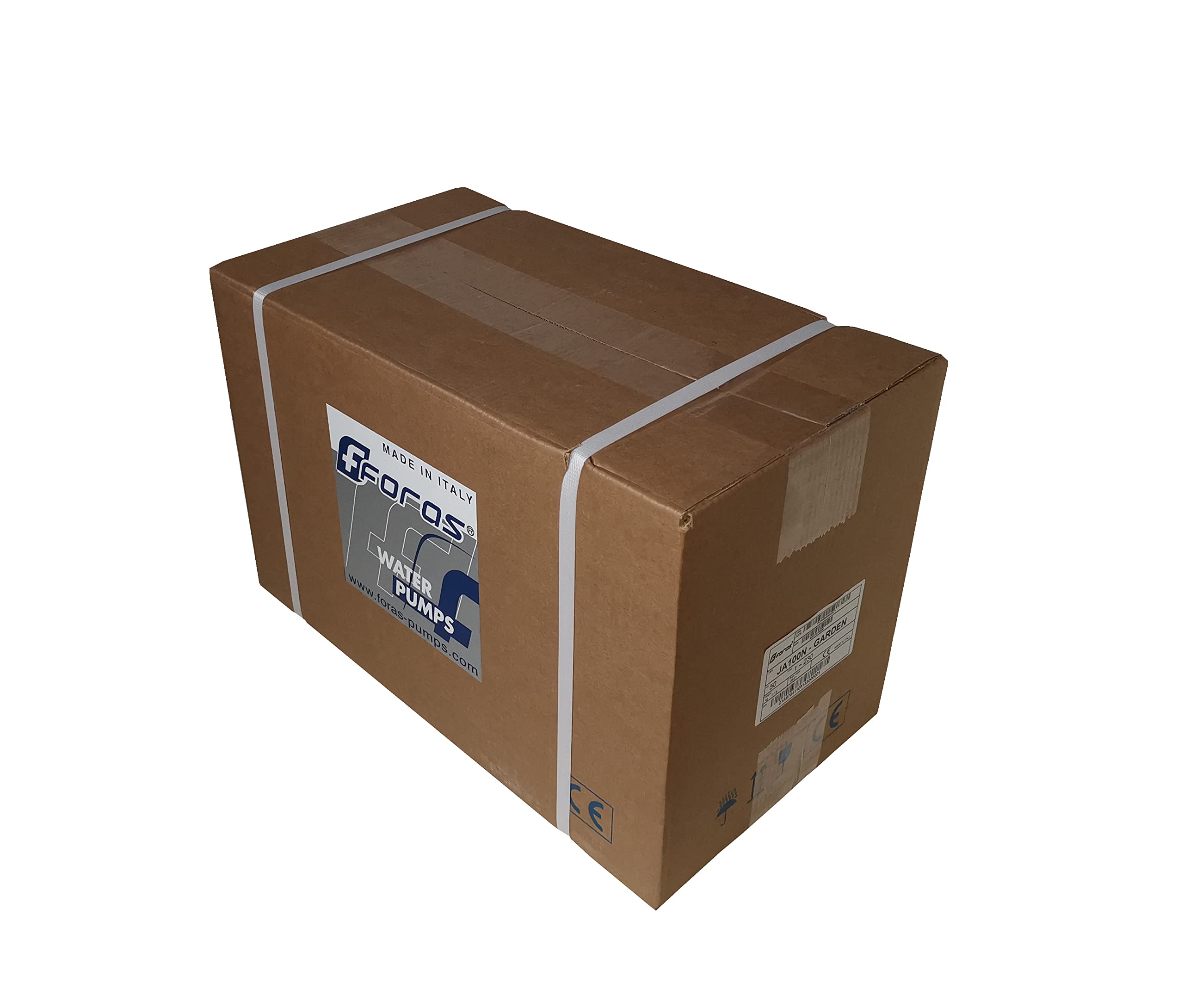FORAS JA80 - Bomba centrífuga eléctrica autoaspirante, fabricada en Italia, funcionamiento continuo, 230 V, 0,8 kW, 10-40 l/min, 42-25 m