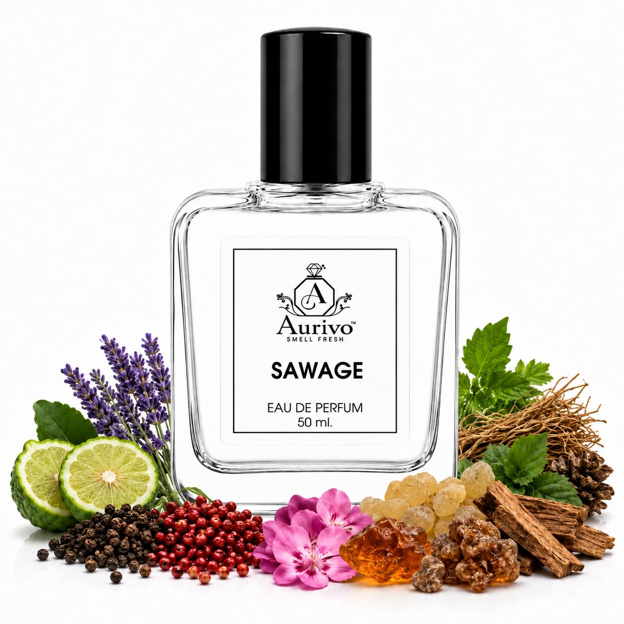 Sawage Eau De Parfum for Men | Long Lasting Premium Fragrance | Fresh Spicy Woody Perfume | Inspired by Modern Aromatic Scents | 50ml-picture-39