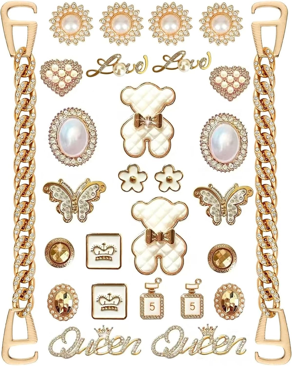 Different Charms 40, 50 Pcs, PVC Random Decoration Charms for Decoration