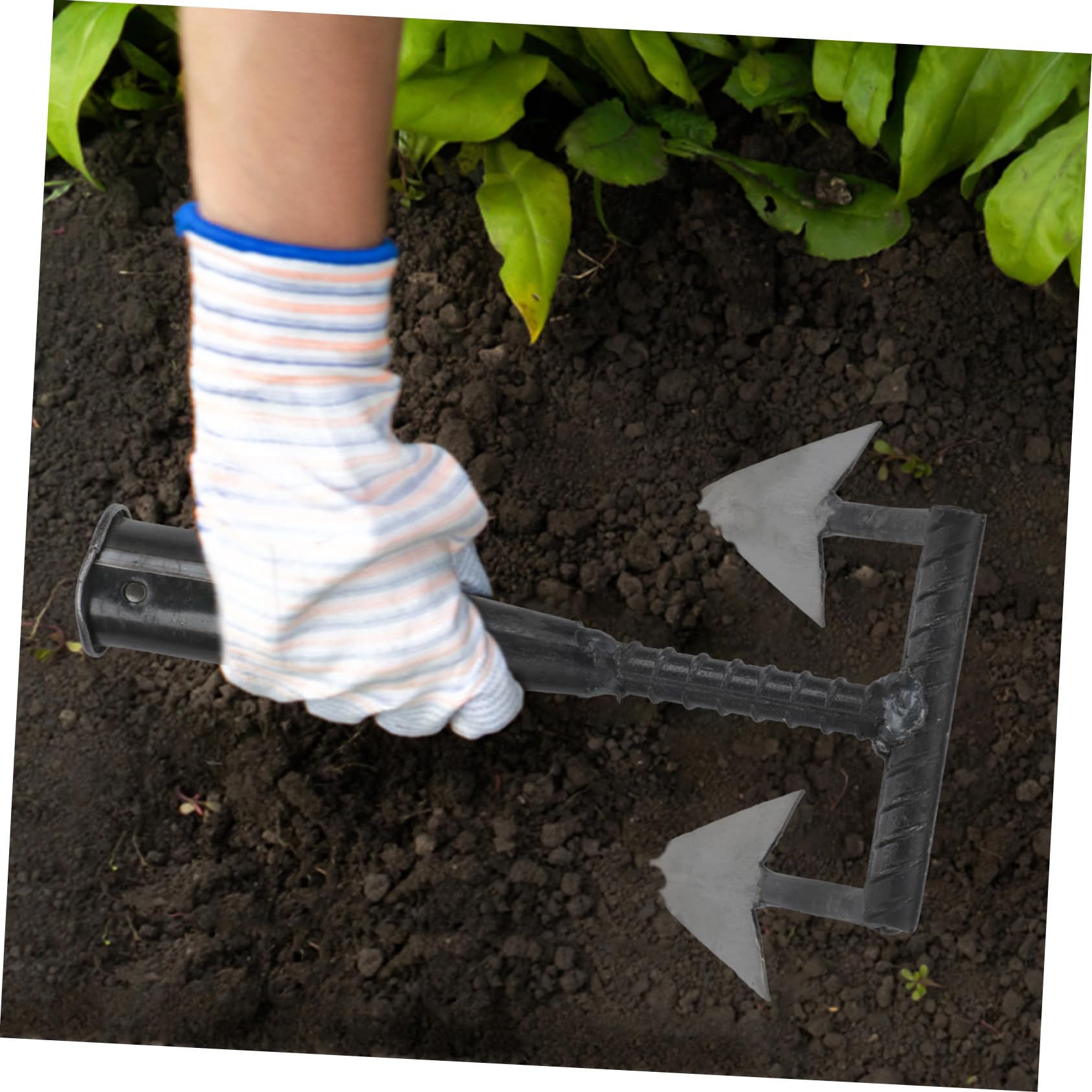 BESTonZON 2 Pezzi Triangolare Leggera per Giardinaggio Strumento per Scavare Dissodare e Creare per Appassionati Giardinaggio e Piante