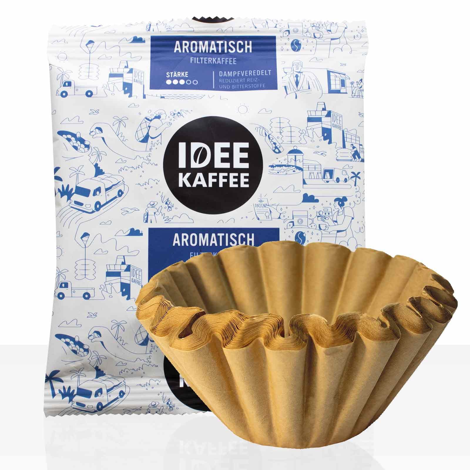 Darboven Idee Kaffee Classic Aromatisch 42 x 60g gemahlen + 50 Korbfilter Servicepaket