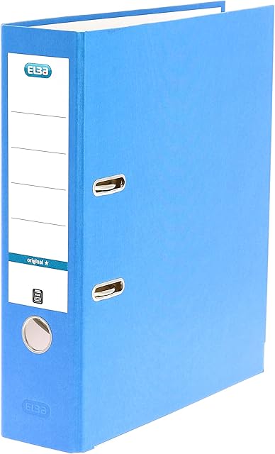 Elba A4 80 mm Board Lever Arch File - Blue,100202215
