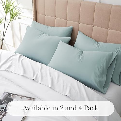 Miniatura 244 de Southshore Fine Living, Inc. Juego de 2 fundas de almohada de tamaño estándar, se adapta a almohadas de tamaño matrimonial, individual, queen, 10