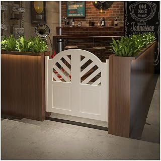 Cafe Swinging Doors，Parlor Butler Door，partition gate, Kitchen bar, self-Closing Fence, Half Waist gate, Fence gate for bar, Emporium, Includes Hinges, Customized (Size : W75xH70cm(29.52x27.55in))