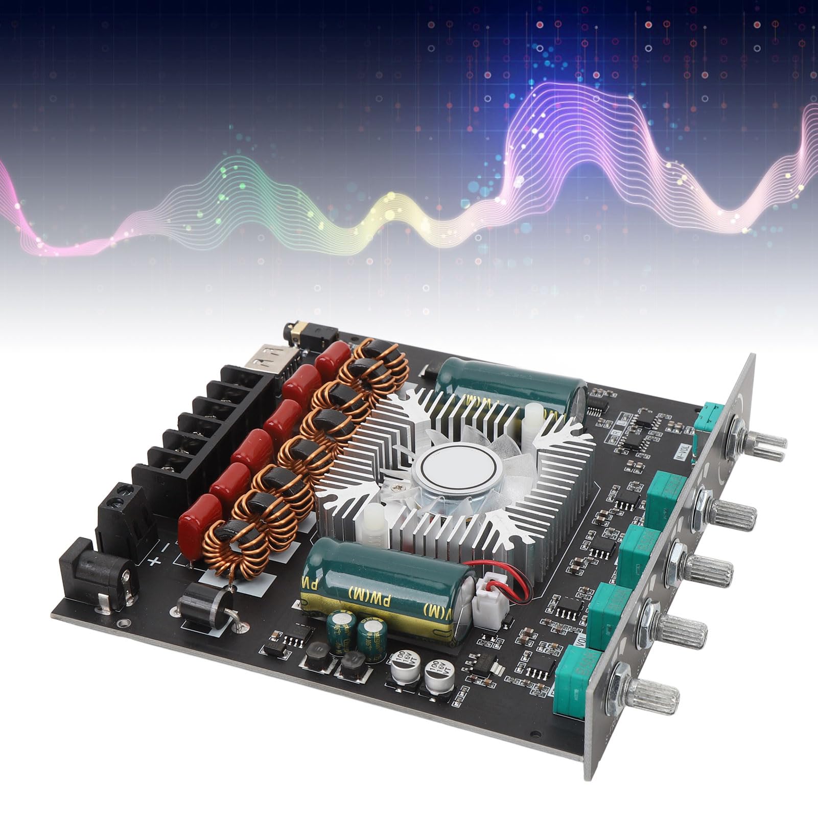 TPA3255 Modulo Amplificatore di Potenza Bluetooth Scheda Amplificatore Digitale Ad Alta Potenza 220Wx2 per Altoparlanti Fai-da-te