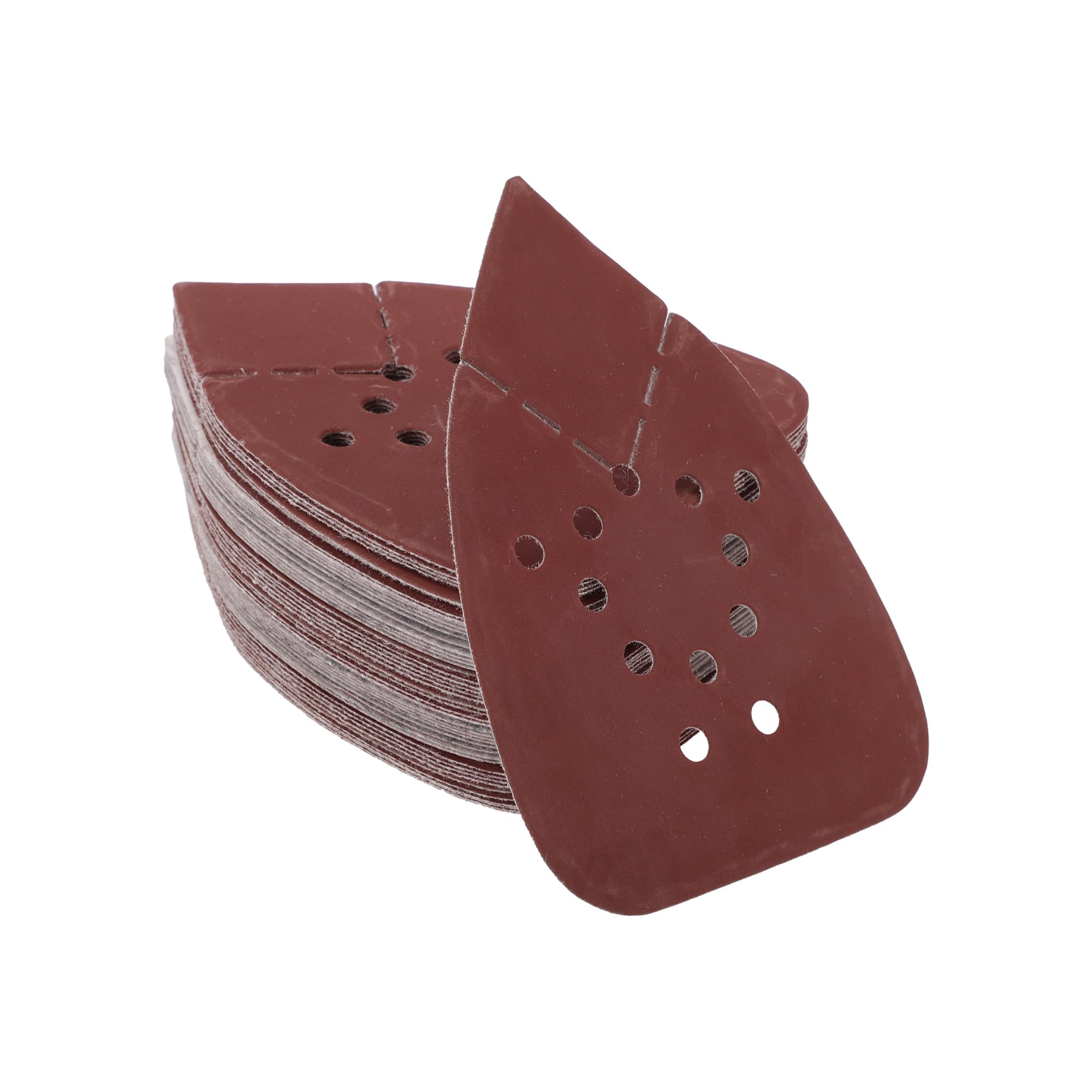 Partuto 50 Pcs 5.31"x3.86" 1000 Grit Universal Sanding Discs - Hook and Loop Sandpaper - Paper Base Red