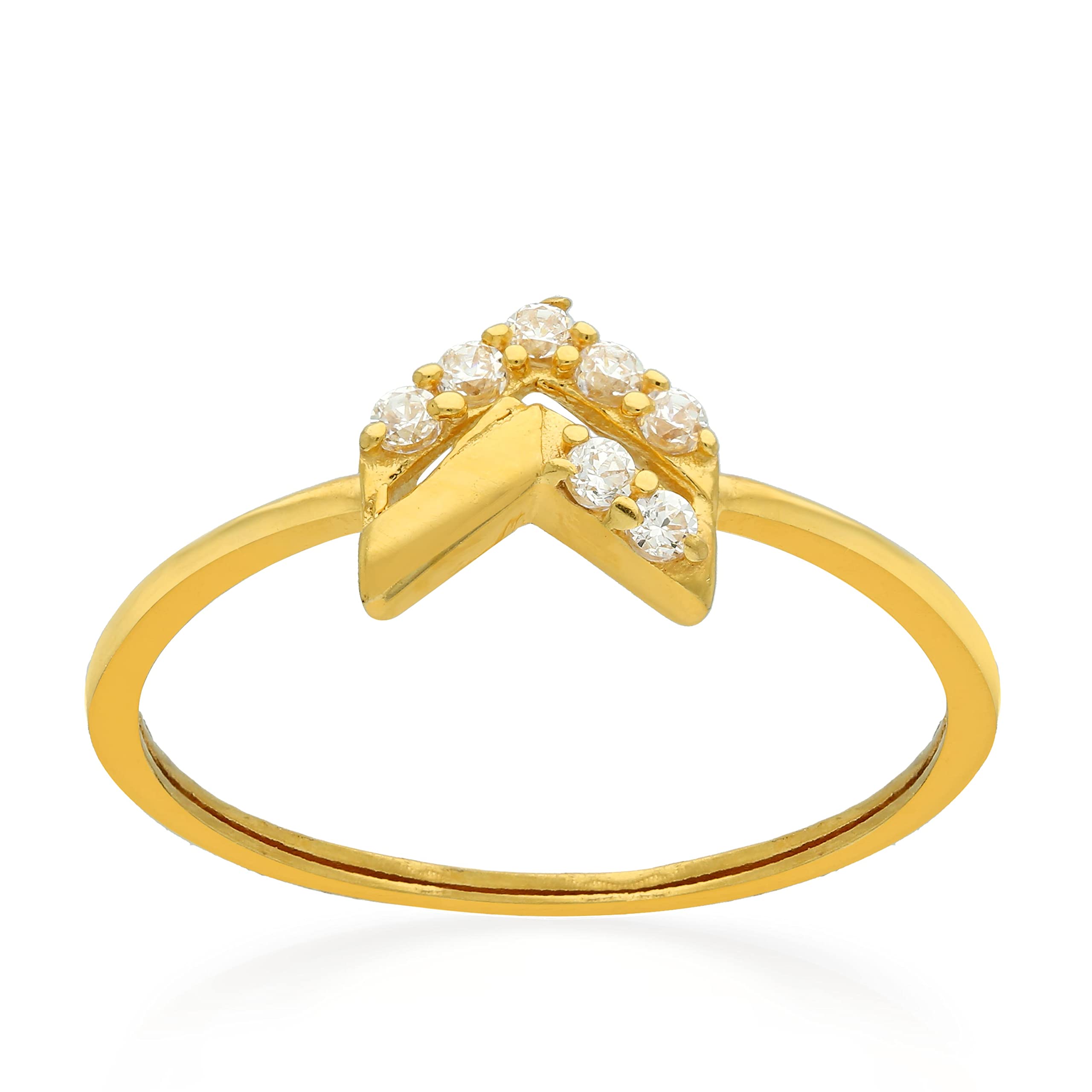 Malabar Gold and Diamonds 22k (916) Yellow Gold Ring for Women