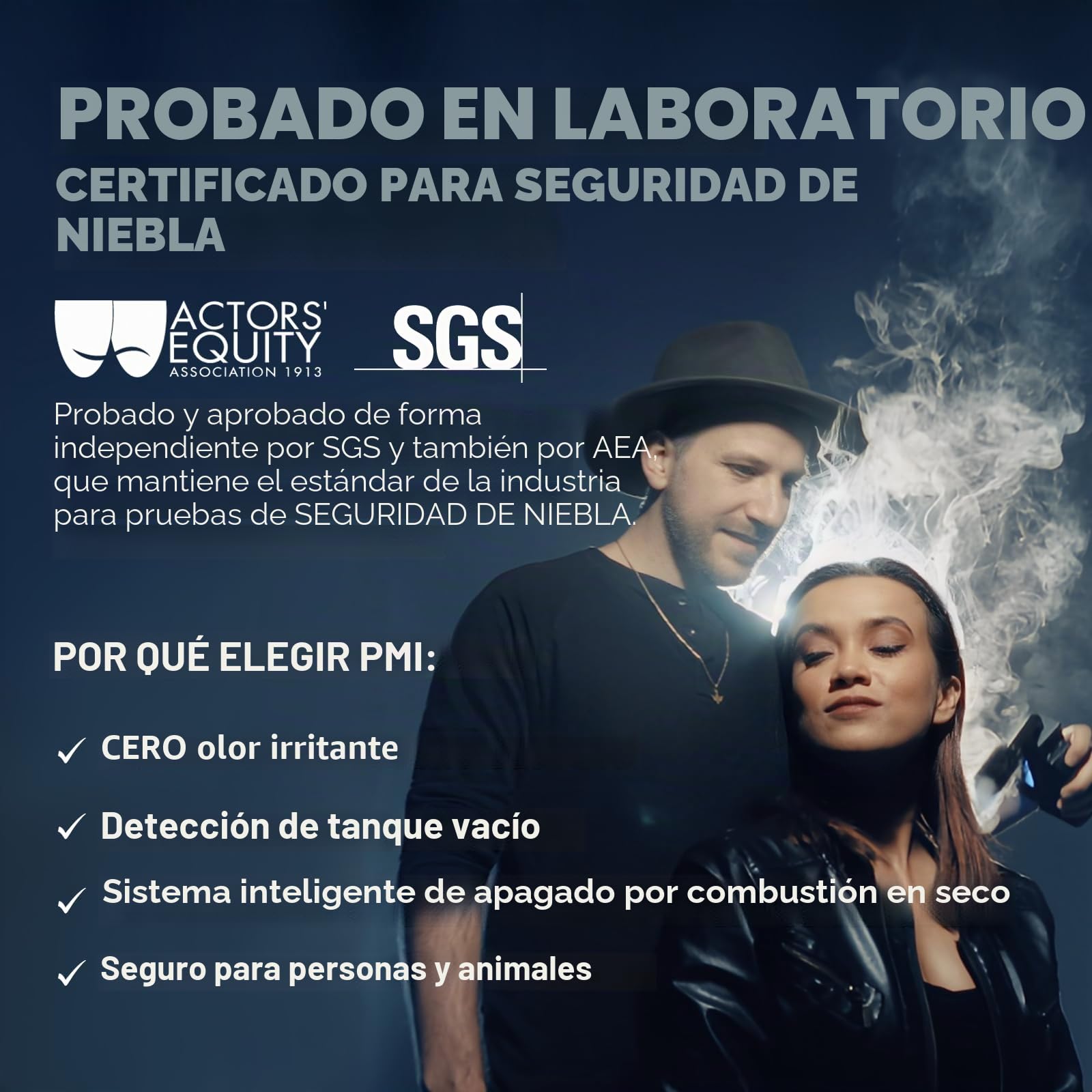 PMI SmokeNINJA - Máquina de humo portátil inalámbrica de mano con control remoto para fotografía, eventos al aire libre, fiestas, efectos de escenario, Halloween o bodas (kit completo)