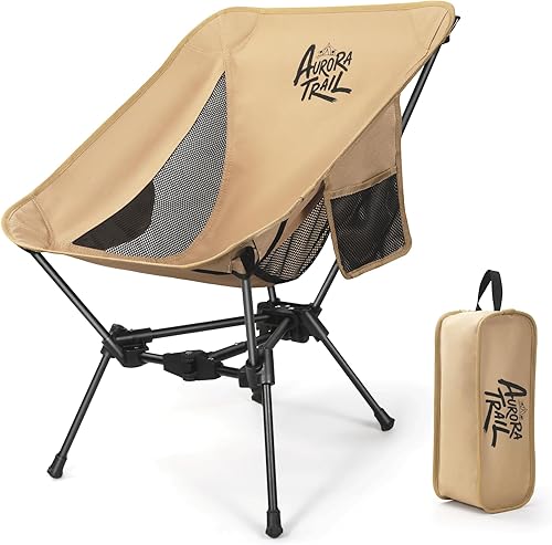 Sillas de camping plegables compactas, silla de mochilero ultraligera portátil, diseño ligero, perfectas para camping, senderismo, picnic, viajes,