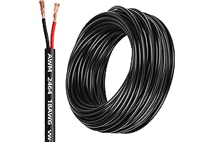 18AWG Automotive Electrical Wire, 50FT Pure Copper Electrical Wire Cord 