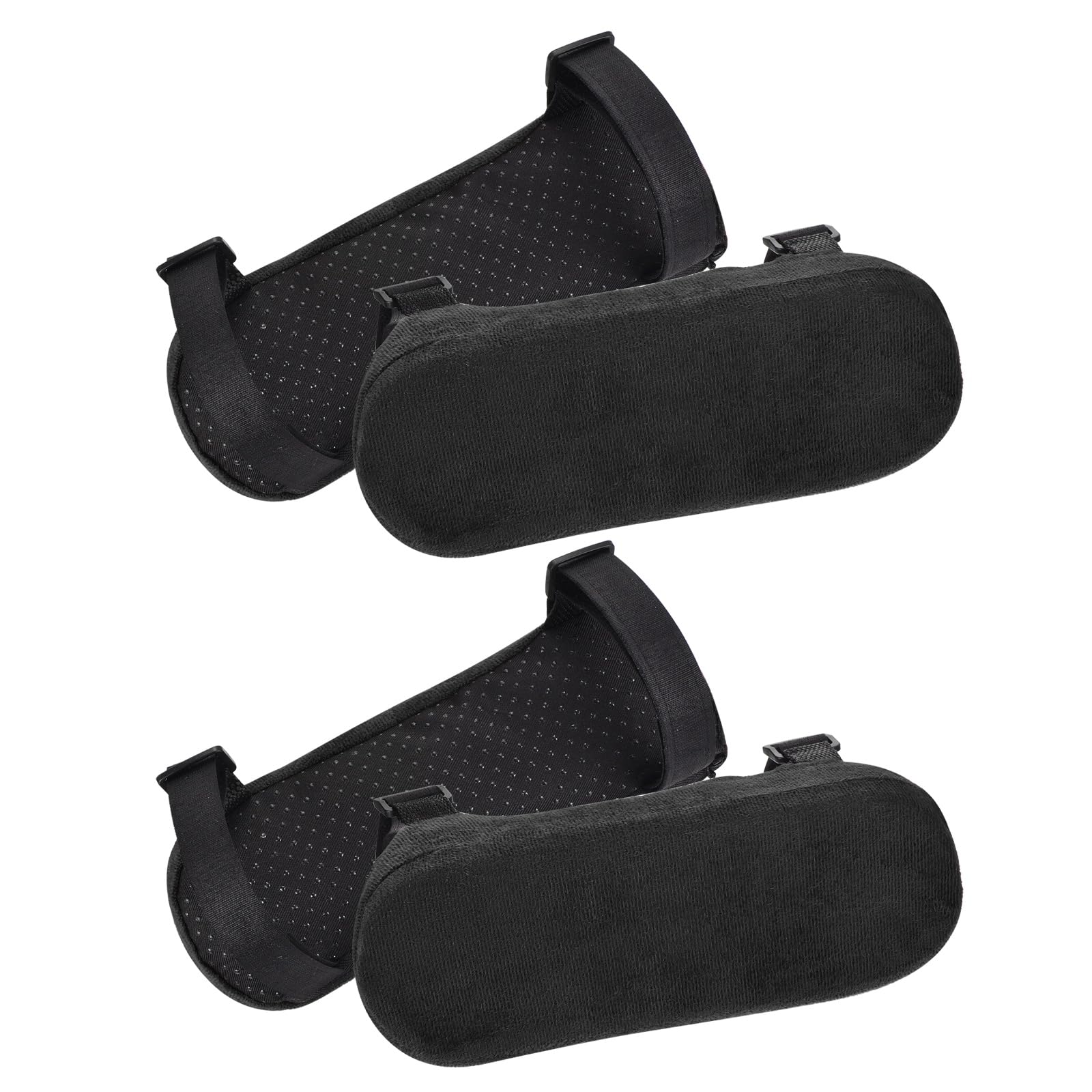 Almohadillas para brazos de silla de oficina que alivian la presión al usar la computadora