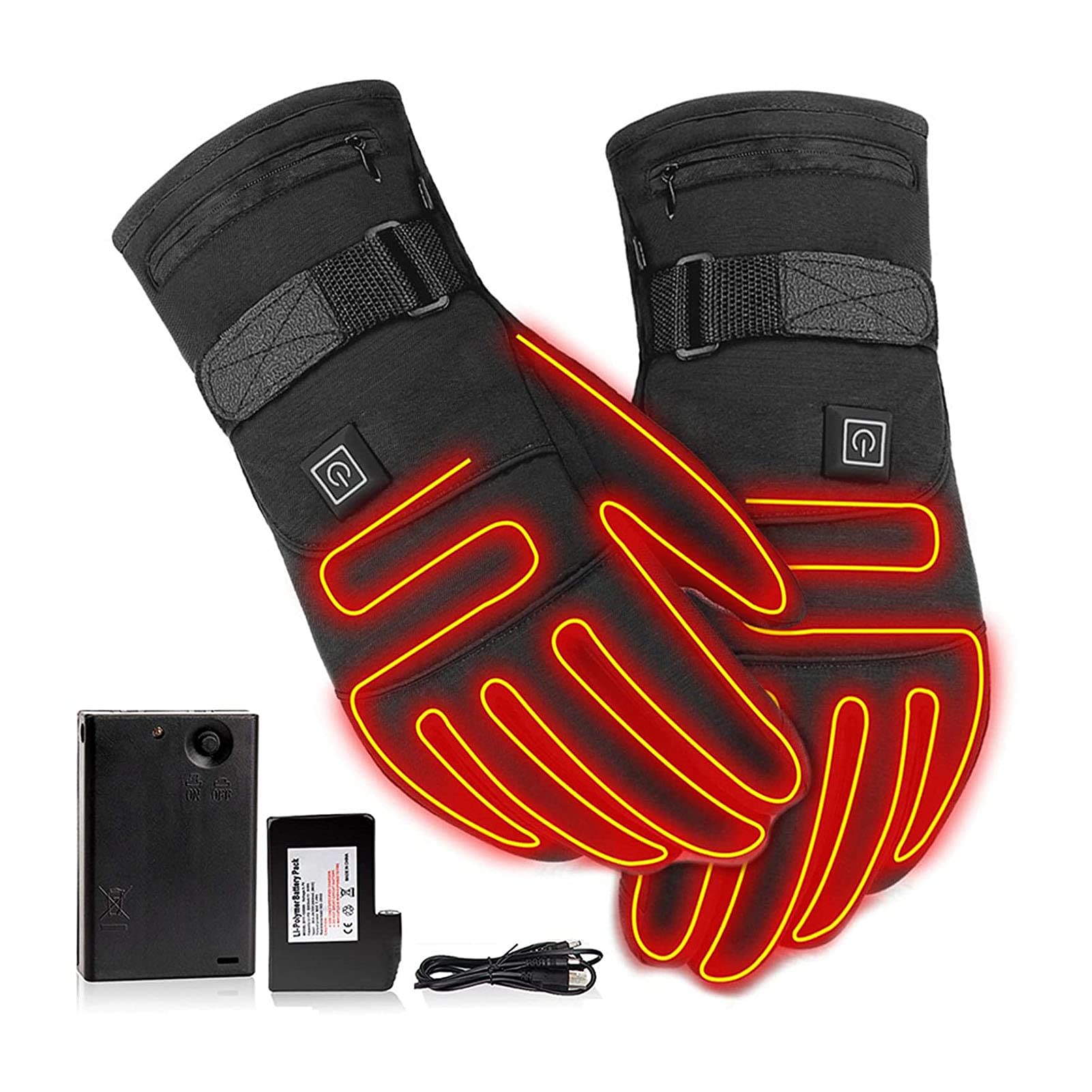 Gants chauffants de vélo et ski CHEWYNP d'hiver pour cyclisme et grand froid