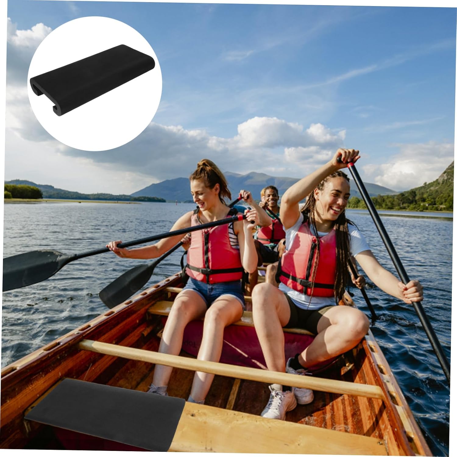 KOMBIUDA Dragon Boat Seat Cushion Outdoor Training Pad Eva Seat Base for Kayak Breathable