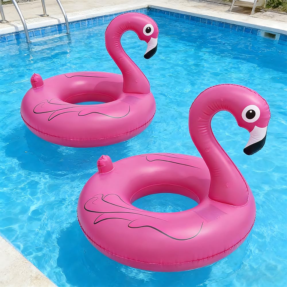 Flamant rose flottant Éclairage solaire de piscine IP68 Gonflable Lumière solaire