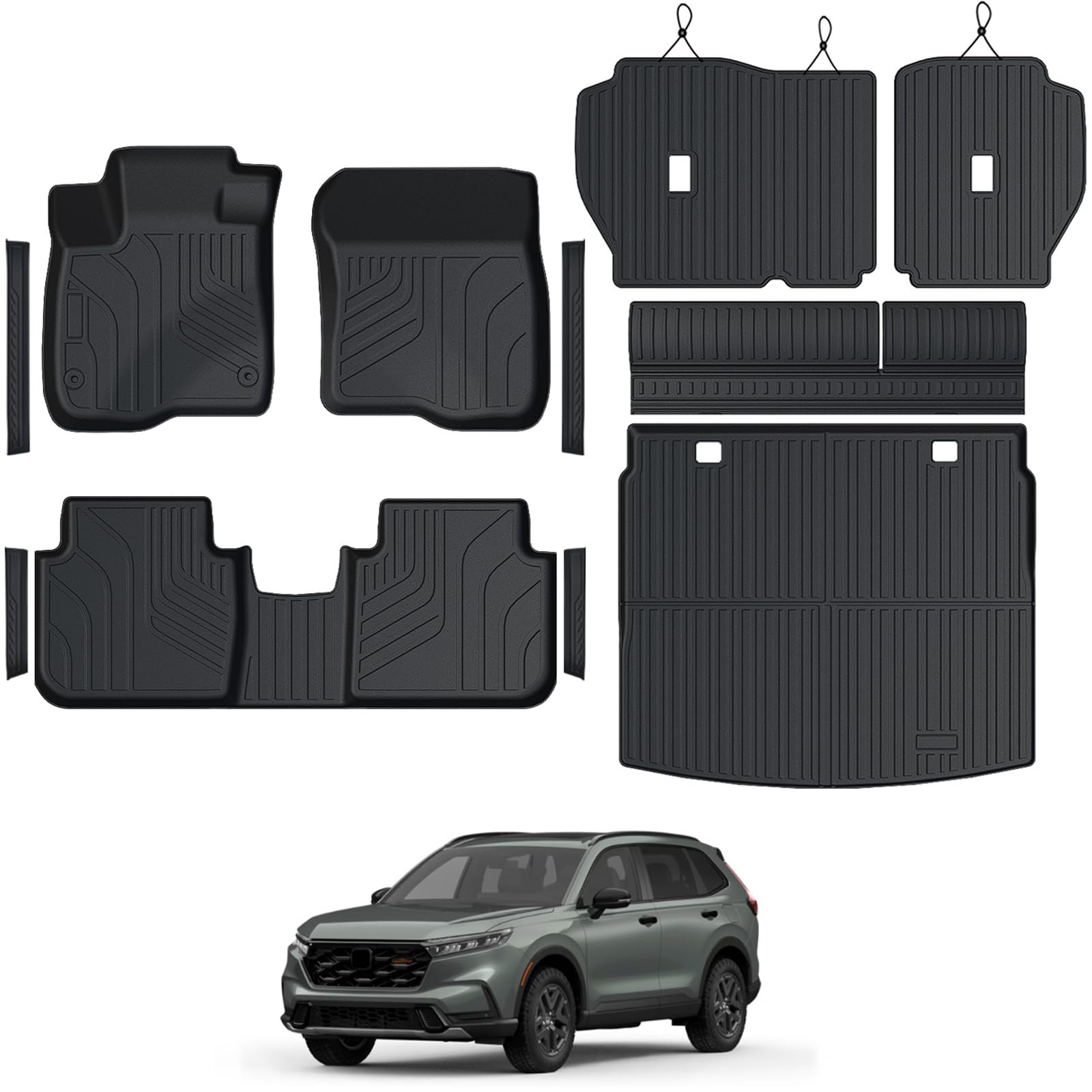 GALVAGNITE floor mats cargo liner backrest protectors and door sill guards for Honda CR-V 2023-2026