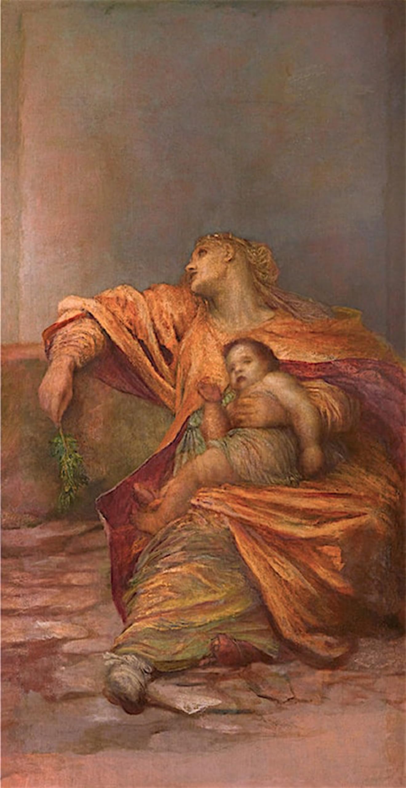 POSTERIIk Vintage Print Pop Art Landscape Artwork Peace and Goodwill by George Frederic Watts Art Prints for Office Home Decor 60x90cm