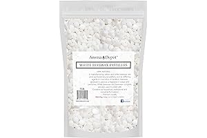 Aroma Depot Beeswax Pellets: 16 oz of Pure White Beeswax for DIY Projects