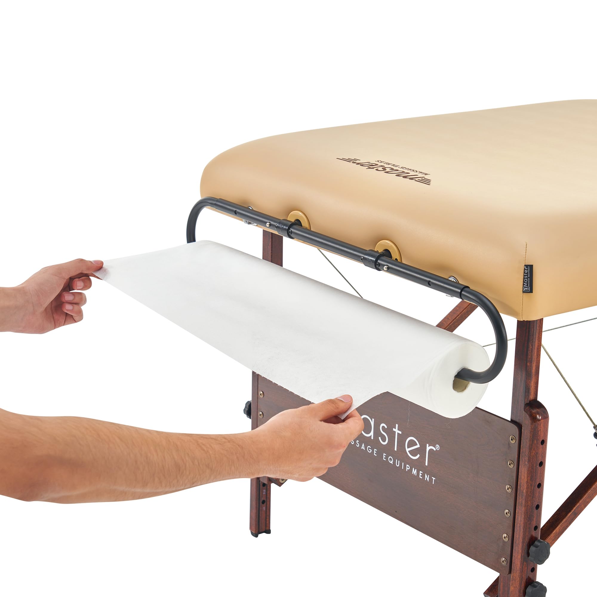Master Massage Papierrollen Halter für mobile Massageliegen verstellbar in der Breite Beauty Salon