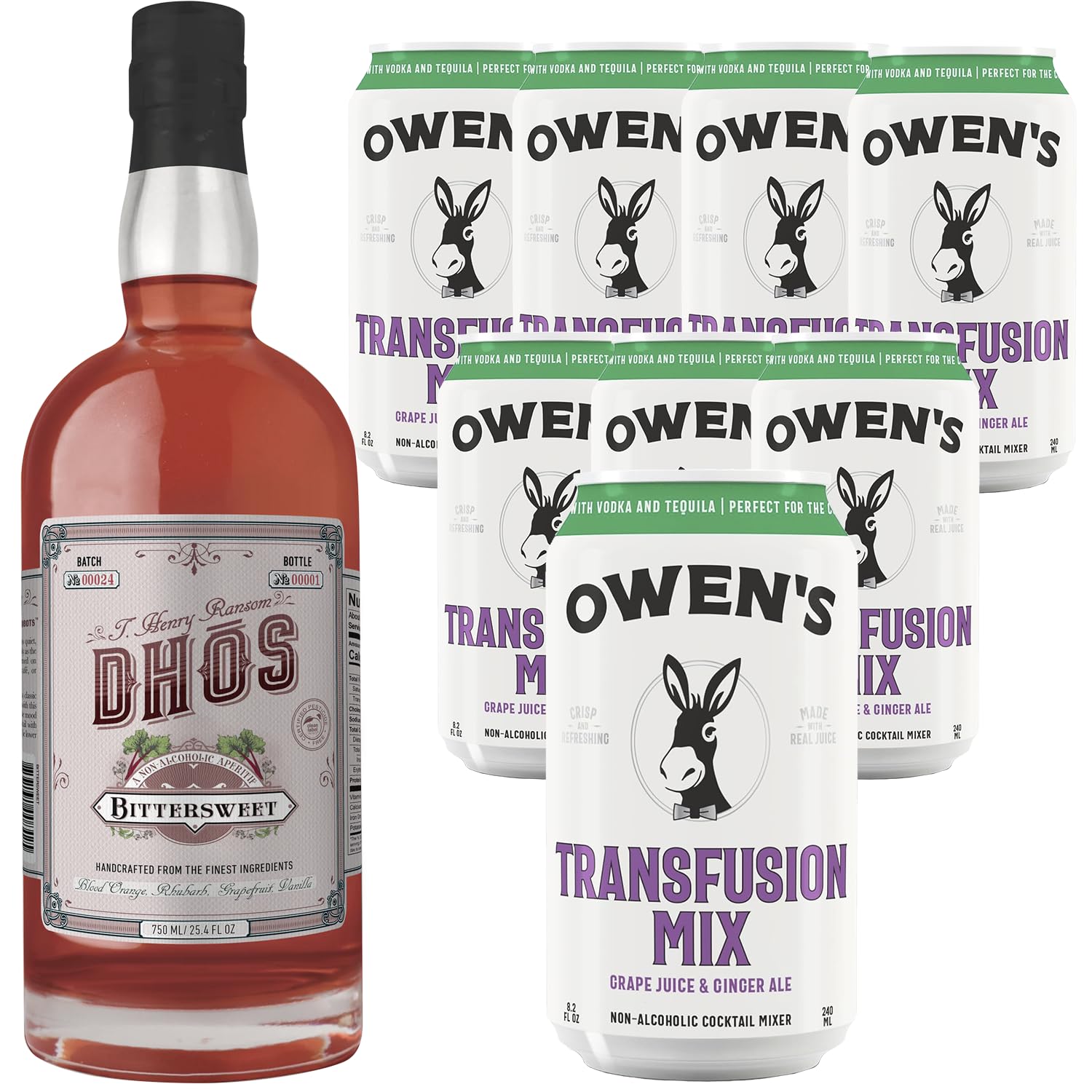 Amazon.com : Dhōs Handcrafted Non-Alcoholic Bittersweet 750 ML Bottle w ...