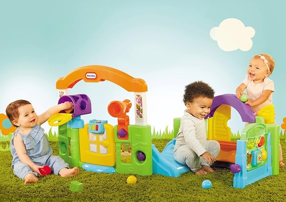 Little Tikes Activity Garden Playhouse for Babies, Infants and Toddlers - Easy Set Up Indoor Toys with Playtime Activities, Sounds, Games for Boys Girls Ages 6 Months to 3 Years