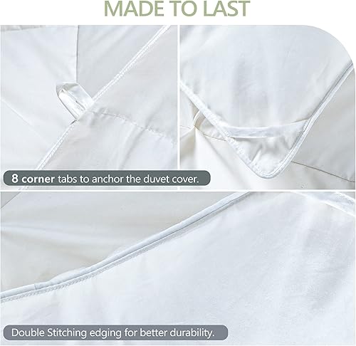 Miniatura 4 de ROSUBA Edredón refrescante tamaño Queen, edredón de verano ultrasuave para personas que duermen cálidasque duermen con calor, edredón de plumón de