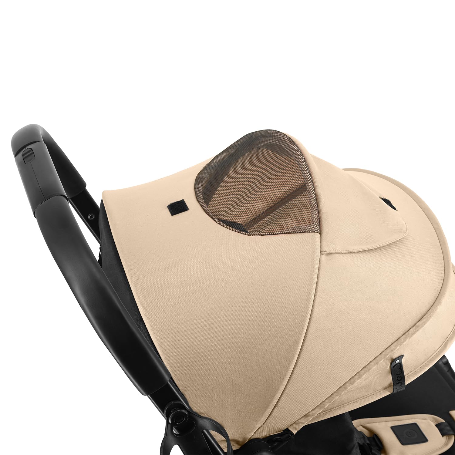 MoMi PAOLA Silla de Paseo Ligera y Compacta hasta 22 kg, Plegado Automático, Arnés de 5 Puntos, Ruedas con Suspensión, Cesta de Almacenamiento, Portavasos