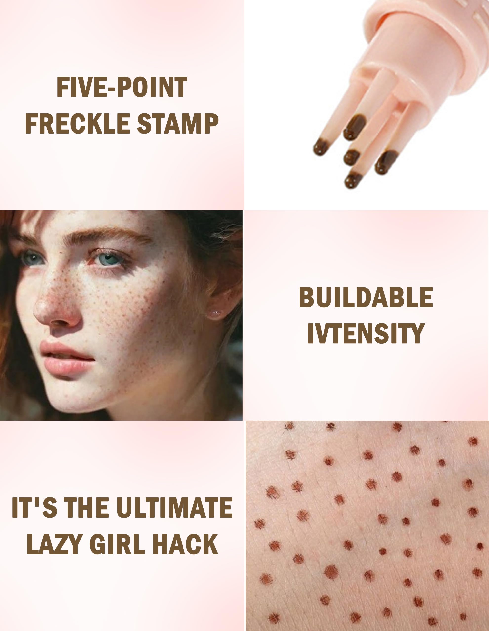Erinde Natural Freckle Stamp, Waterproof Long Lasting Freckle Pen Makeup, Liquid Lifelike Freckles - Image 4