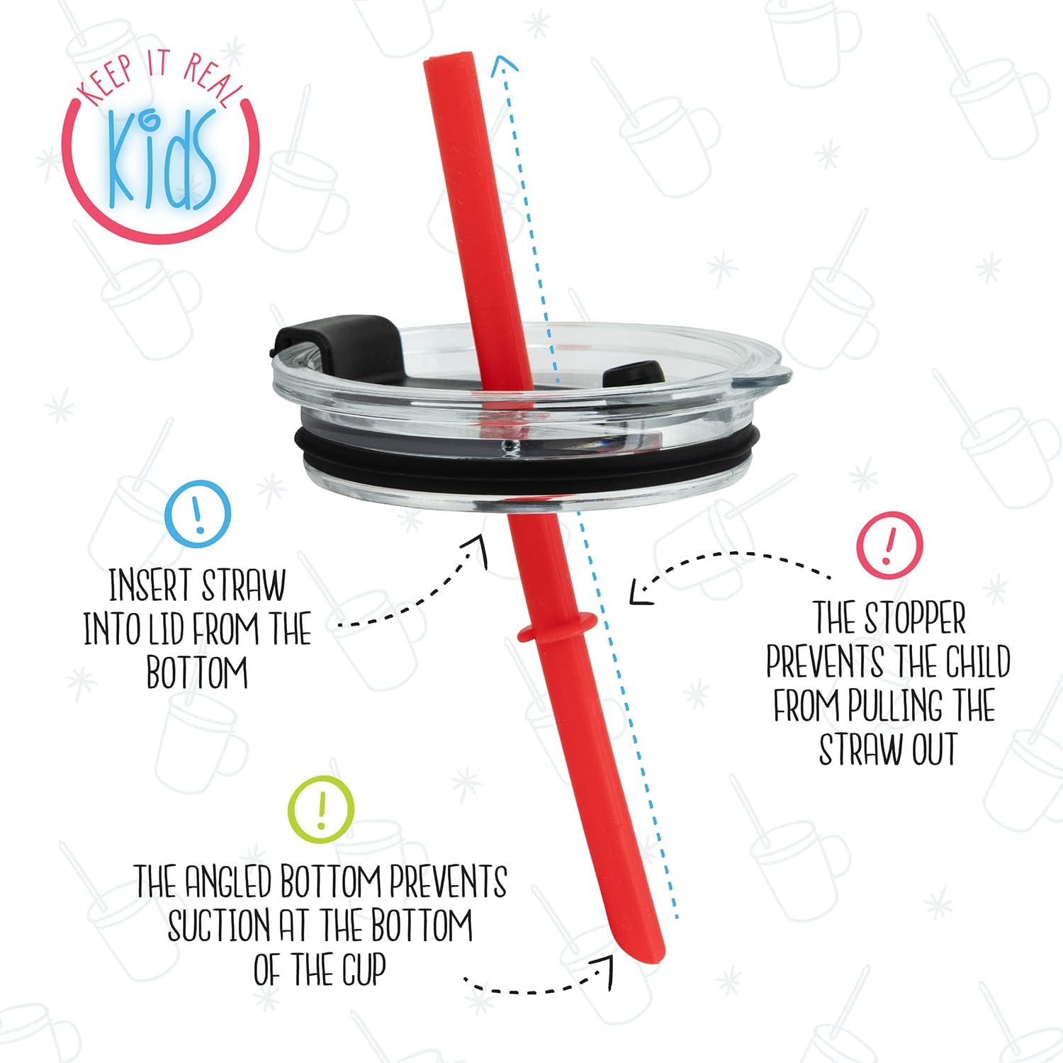 Real Deal Steel "Keep it Real Kids Mugs - 100% Lead and BPA Free Kids Coffee Mug for Hot Chocolate - Set of 2 - Image 5