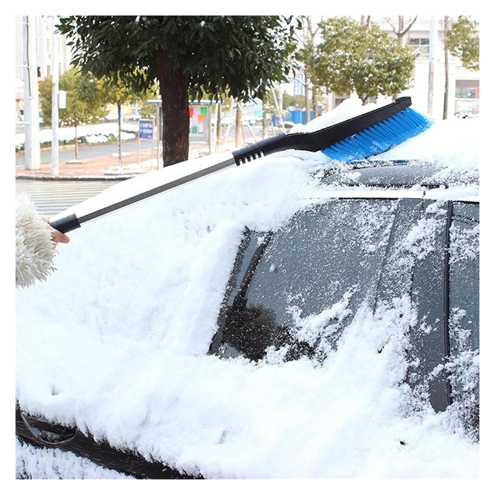 XMING Cepillo for la Nieve for el Parabrisas de la Nieve Escoba de Nieve Hielo Snow Shood Cepillo BOD Snow Shood Snow Brush Cepillo de Hielo de la Nieve