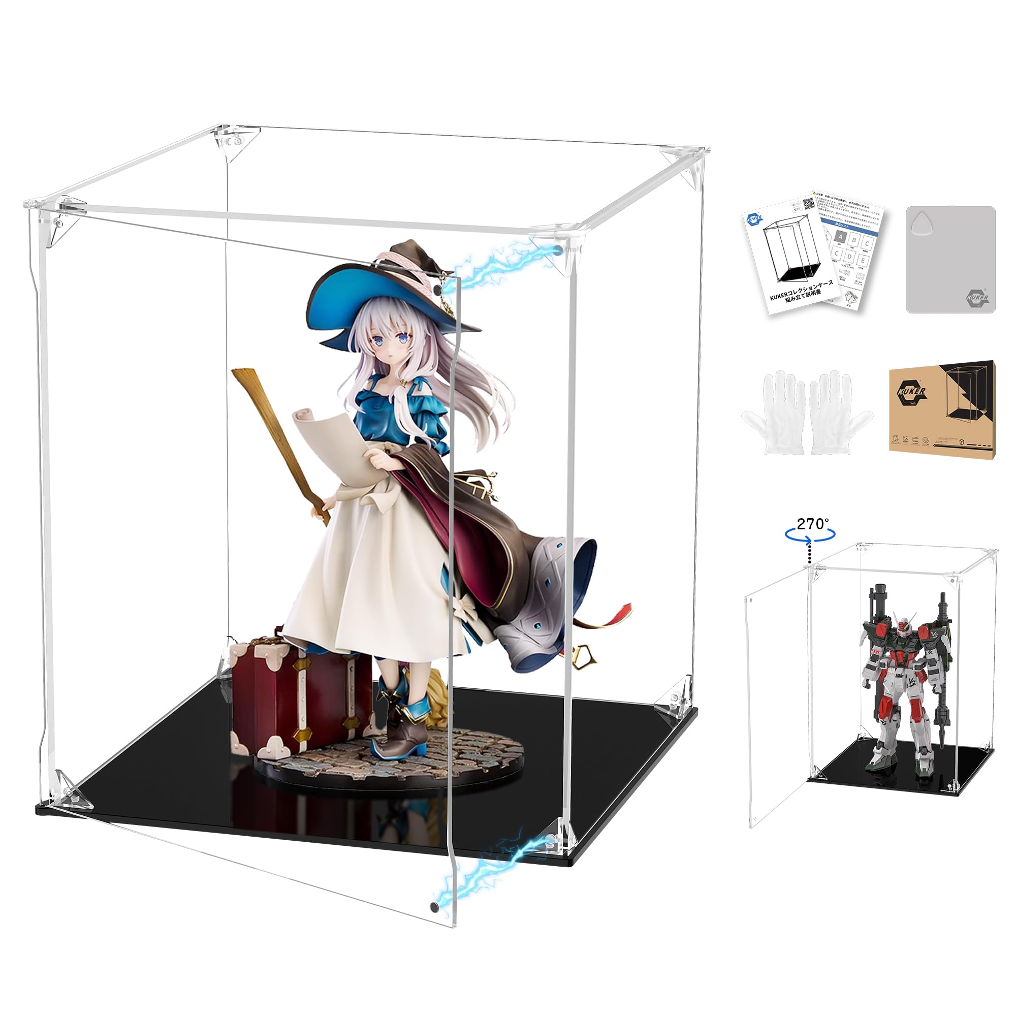 Amazon | KUKER フィギュアケース UVカット アクリルケース マグネット