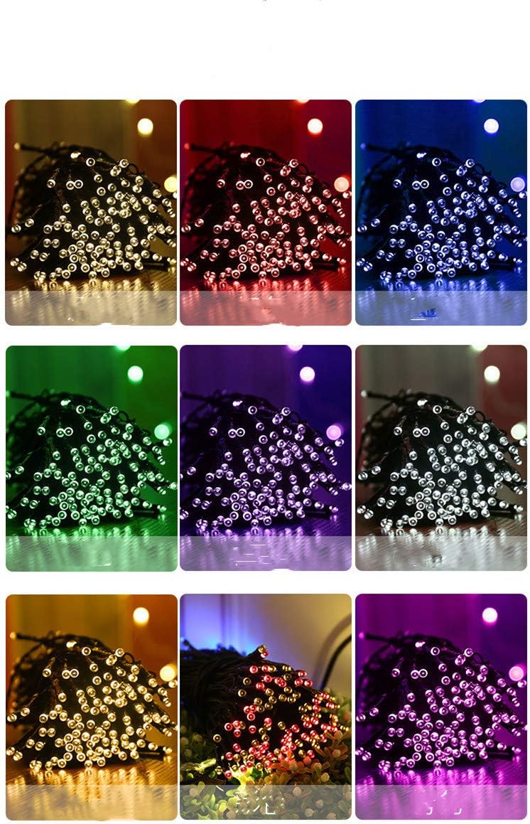 Solar String Lights, 400 LED 144ft July 4th Lights String, Outdoor String Lights, Independence Day Lights String 8 Modes Waterproof Outdoor Decor for Home Party Garden Patio Yard Holidday Lawn R/W/B