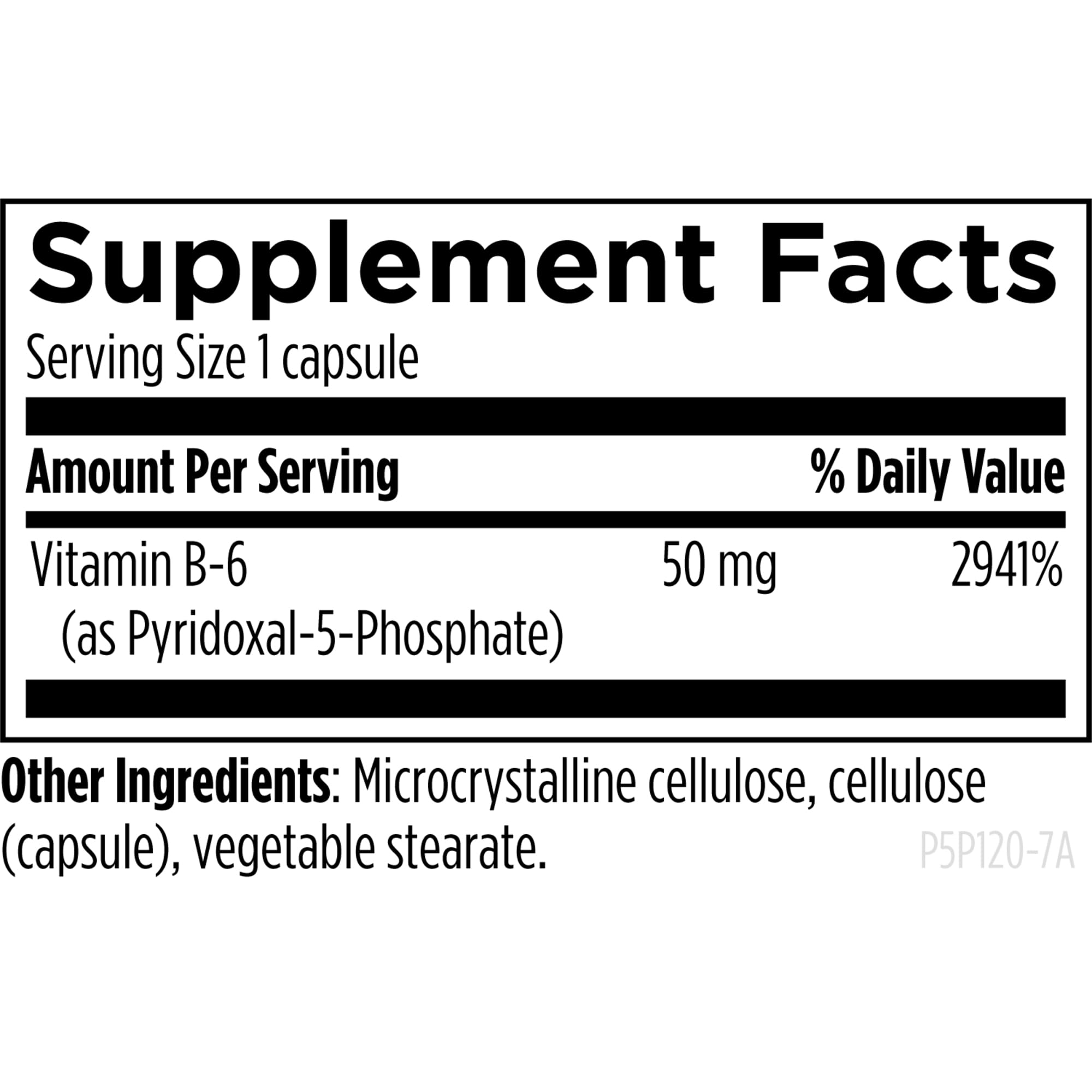 Designs for Health P-5-P, (P5P Pyridoxal-5-Phosphate), 120 Capsules — Amazon image 3