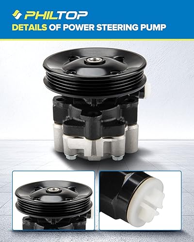 Miniatura 548 de PHILTOP Bomba de dirección asistida 20-806 OE apta para Aveo5 2007 2008, Aveo 2008, bomba de asistencia asistida 96801443, bombas de dirección
