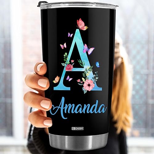 Vista 42 de BECHUSKY Vaso cristiano con versículo bíblico, regalos florales para mujeres, inspirador de fe, niña religiosa, mamá en cumpleaños, Pascua, Navidad