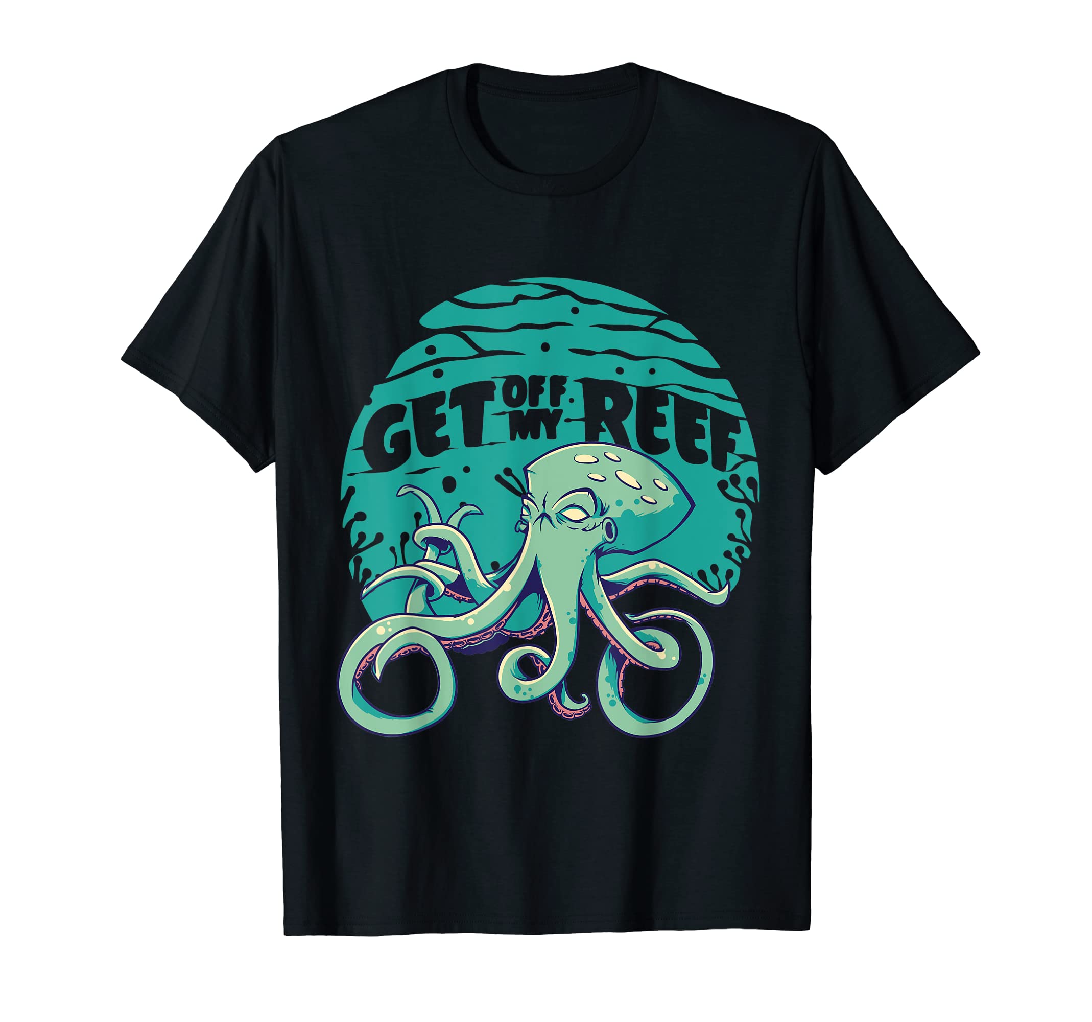 Coral Reef Octopus Ocean Living Being T-Shirt