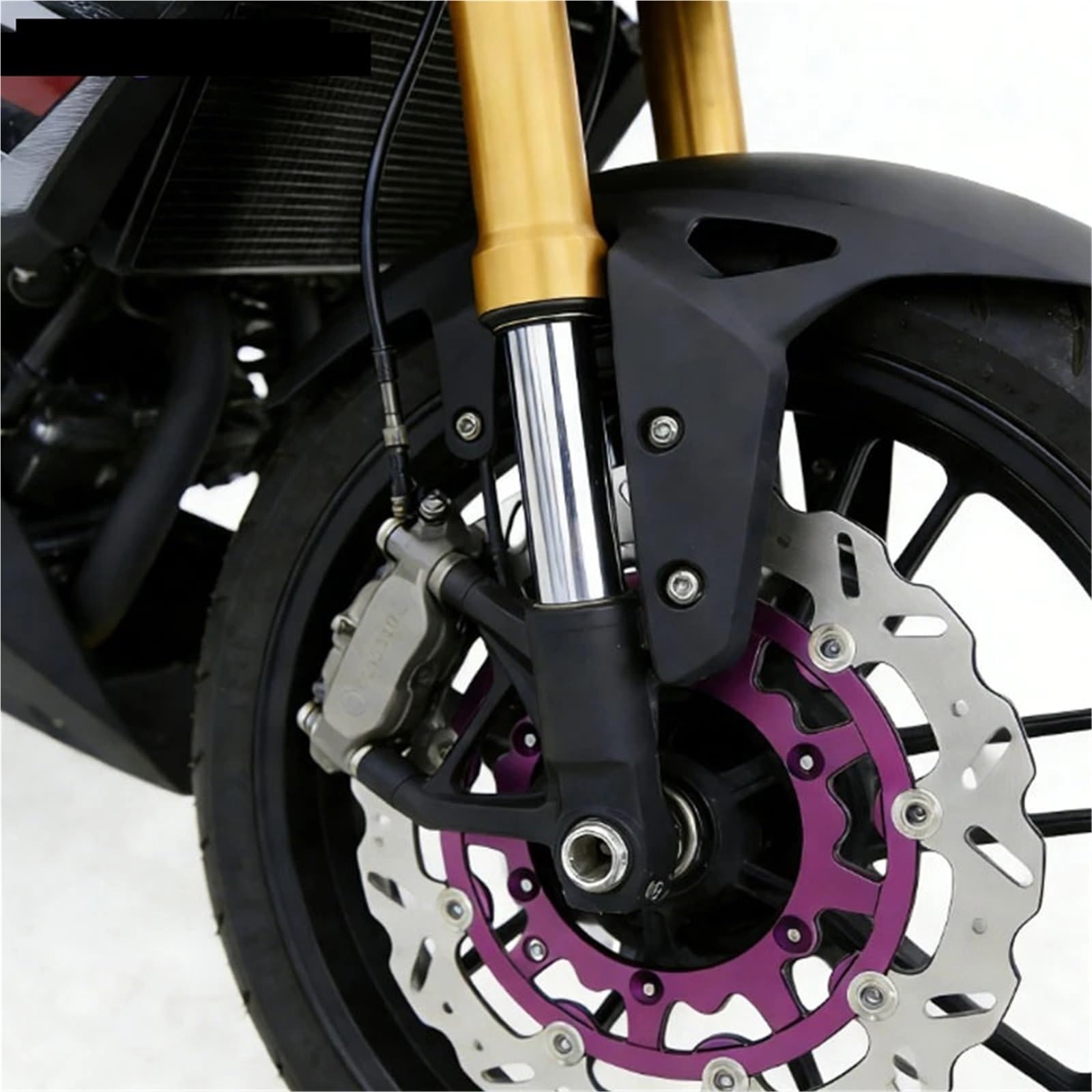 Tarcza hamulcowa motocykl Pasuje do przednich pływających tarcz hamulcowych Husq&varna klasy wyścigowej 320mm(320mm Orange)