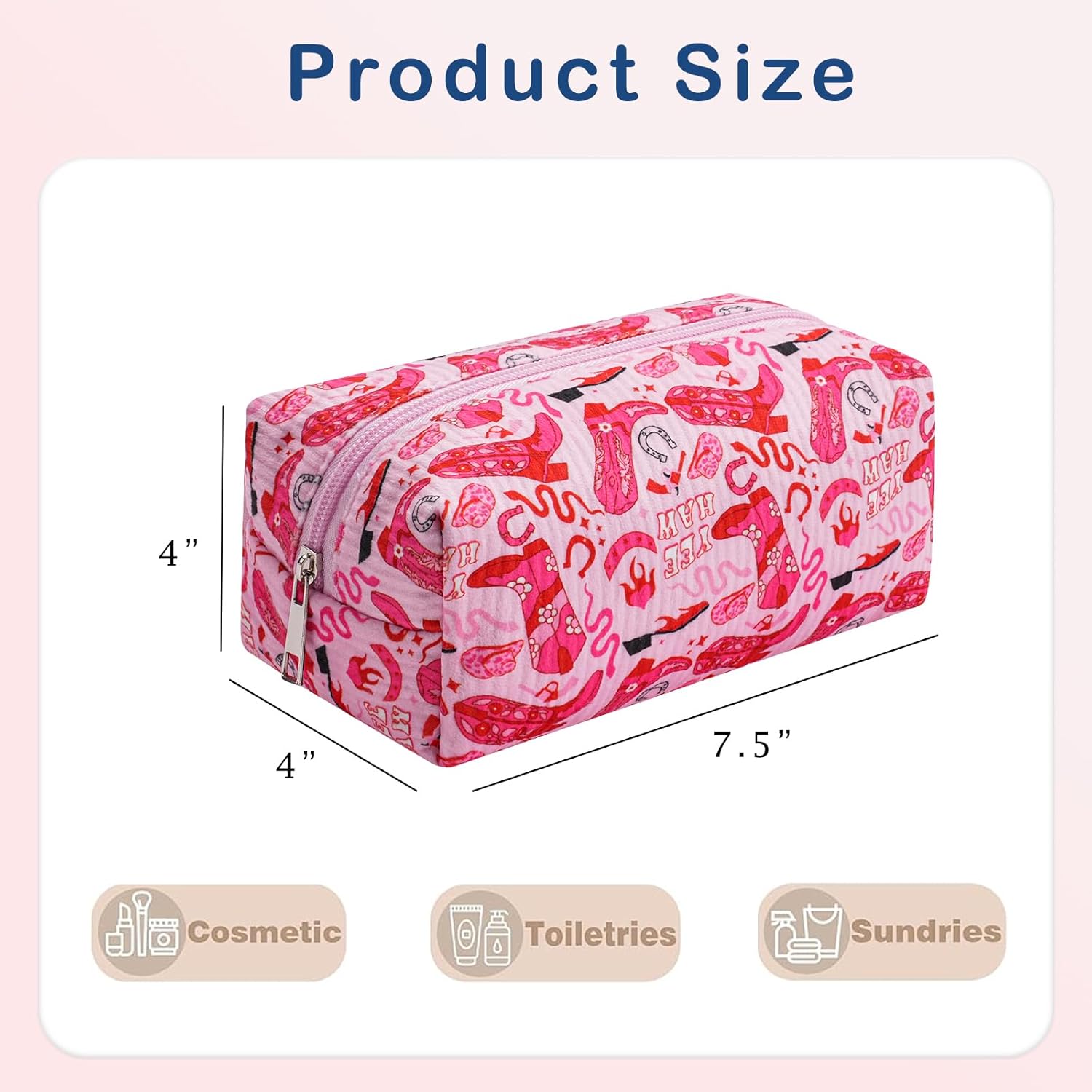 スモール キルトコットン メイクアップバッグ、エステティックコスメティックバッグ、かわいい花柄メイクポーチ、かわいいトレンディなプレ