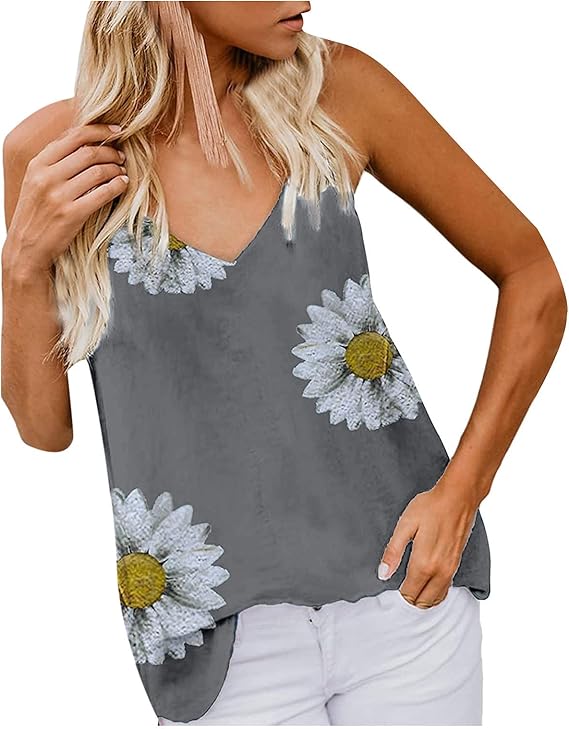 Amazon トップスtシャツゆったりスポーツカジュアルvネックtシャツノースリーブレディースプリントシャツレディースtシャツ T Shirt Women Tシャツ カットソー 通販