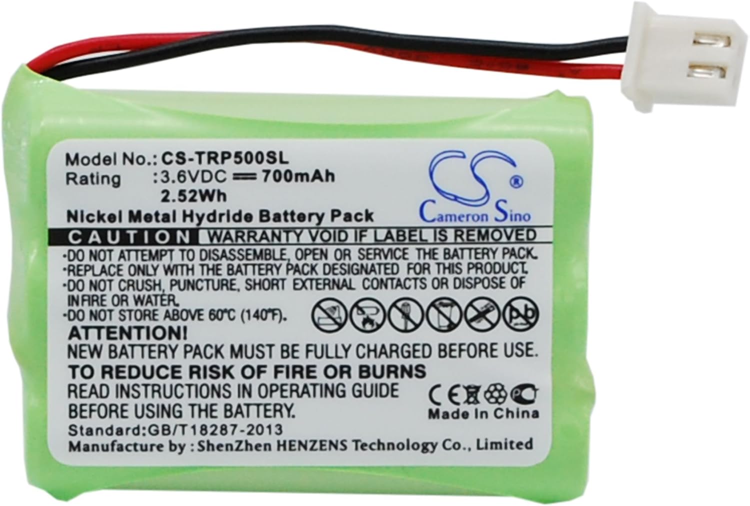 BCXY Replacement Battery for TRITRONICS G2 Pro, Pro 500XL