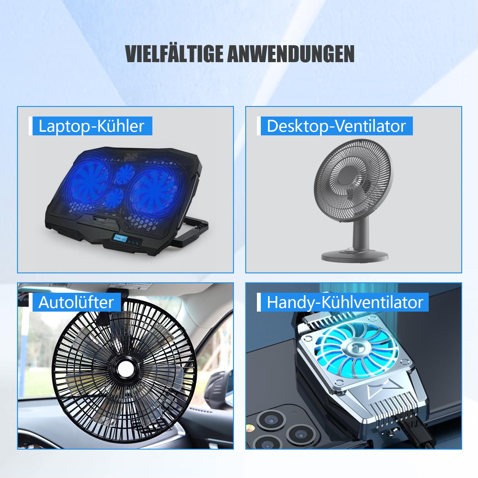 PWM Regolatore di velocità 18 W con porta USB – Controller ventola professionale con controllo della ventola PWM e velocità della ventola USB continua, DC5 V 4 A, alloggiamento ABS e tipo C per