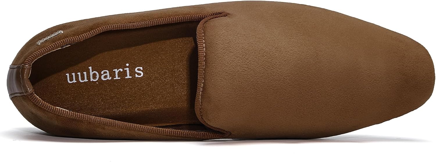 UUBARIS Mens Velvet Loafers Slip-on Dress Shoes Fashion Style Driving Shoes Classic Tuxedo Shoes Casual Oxford Shoes - Image 5