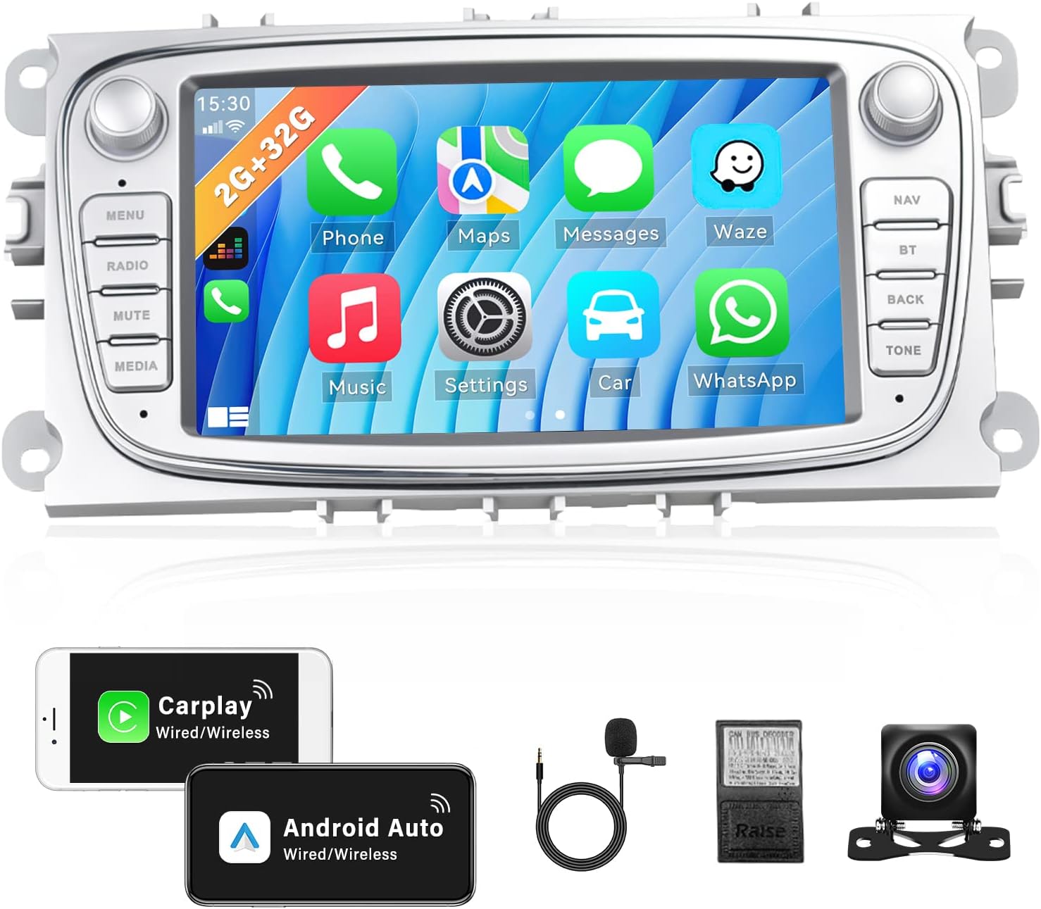 7 ''AHD Multimedia GPS Sat Navigatie Navigator Canbus RDS/FM