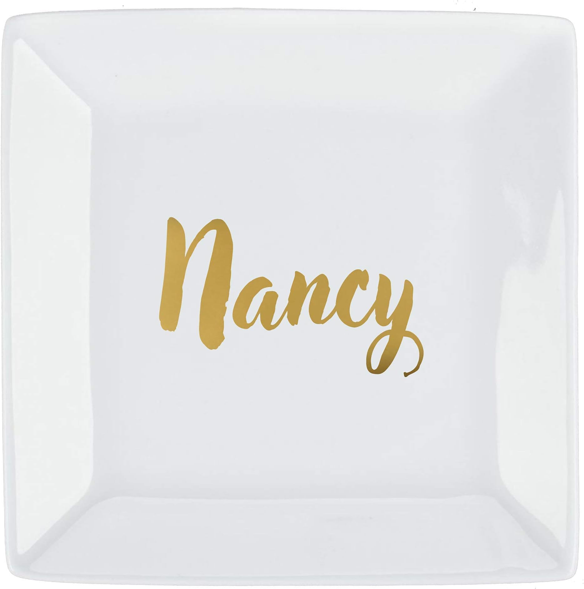 Personalized Jewelry Dish/Custom Jewelry Trinket/Ceramic Ring Tray/Bridesmaid Gift