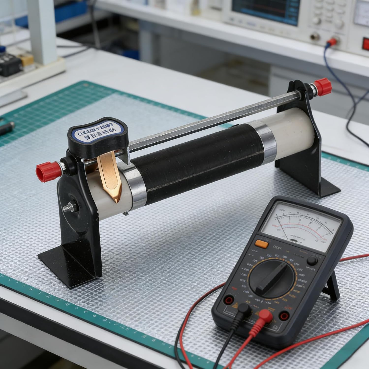 Variable Slide Rheostat 200 Ohm Iron Physics Lab Teaching