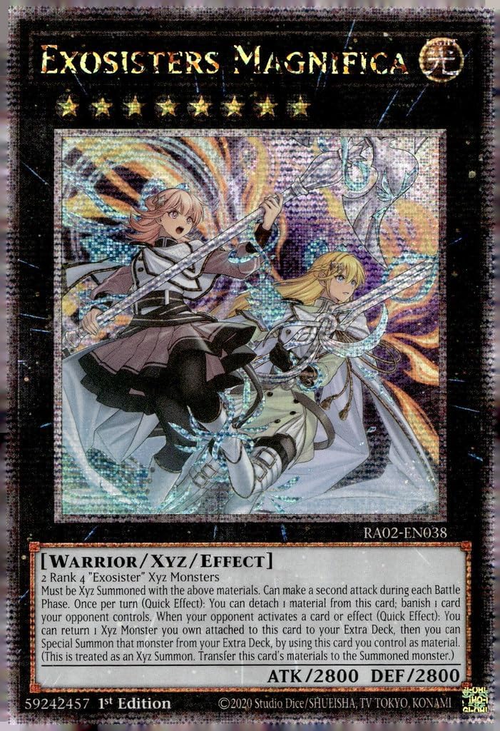 Exosisters Magnifica (Quarter Century Secret Rare) - RA02-EN038 - Quarter Century Secret Rare - 1st Edition