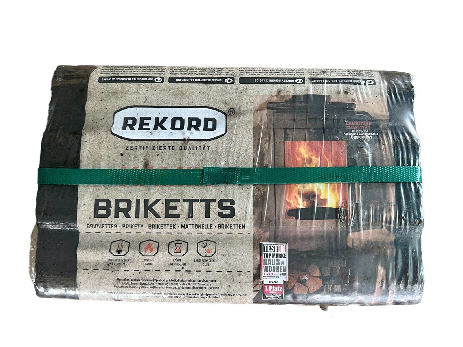 BRICCHETTI DI CARBONE REKORD DA 10 KG