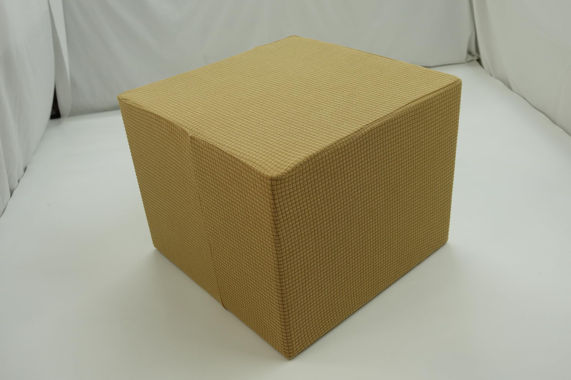 Hockerbezug Quadratisch, Schonbezug für Hocker Bezug, Ottomane überzug, 40x40 45x45cm