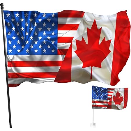 Kanada Flagge 12x18 Fuß – Premium 100D Polyester – Für Boot, Auto, Garten – Wetterfest, Lebhaft Gedruckt